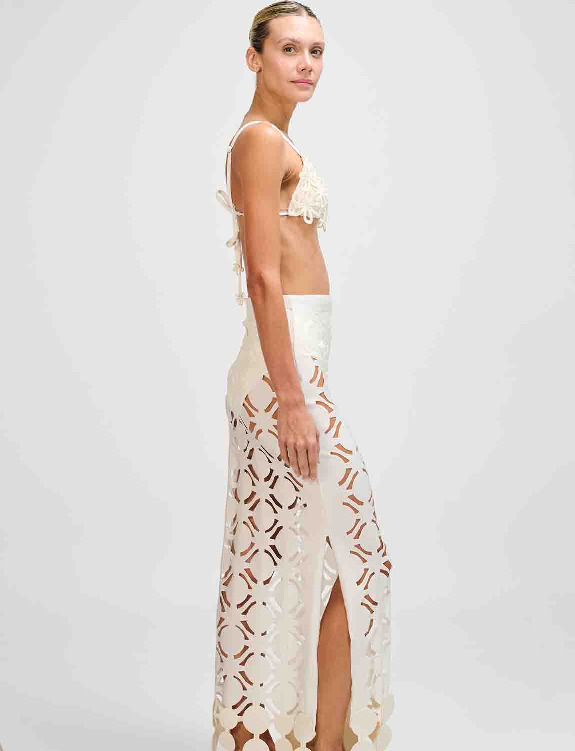 Bora Skirt Ivory - Image 3