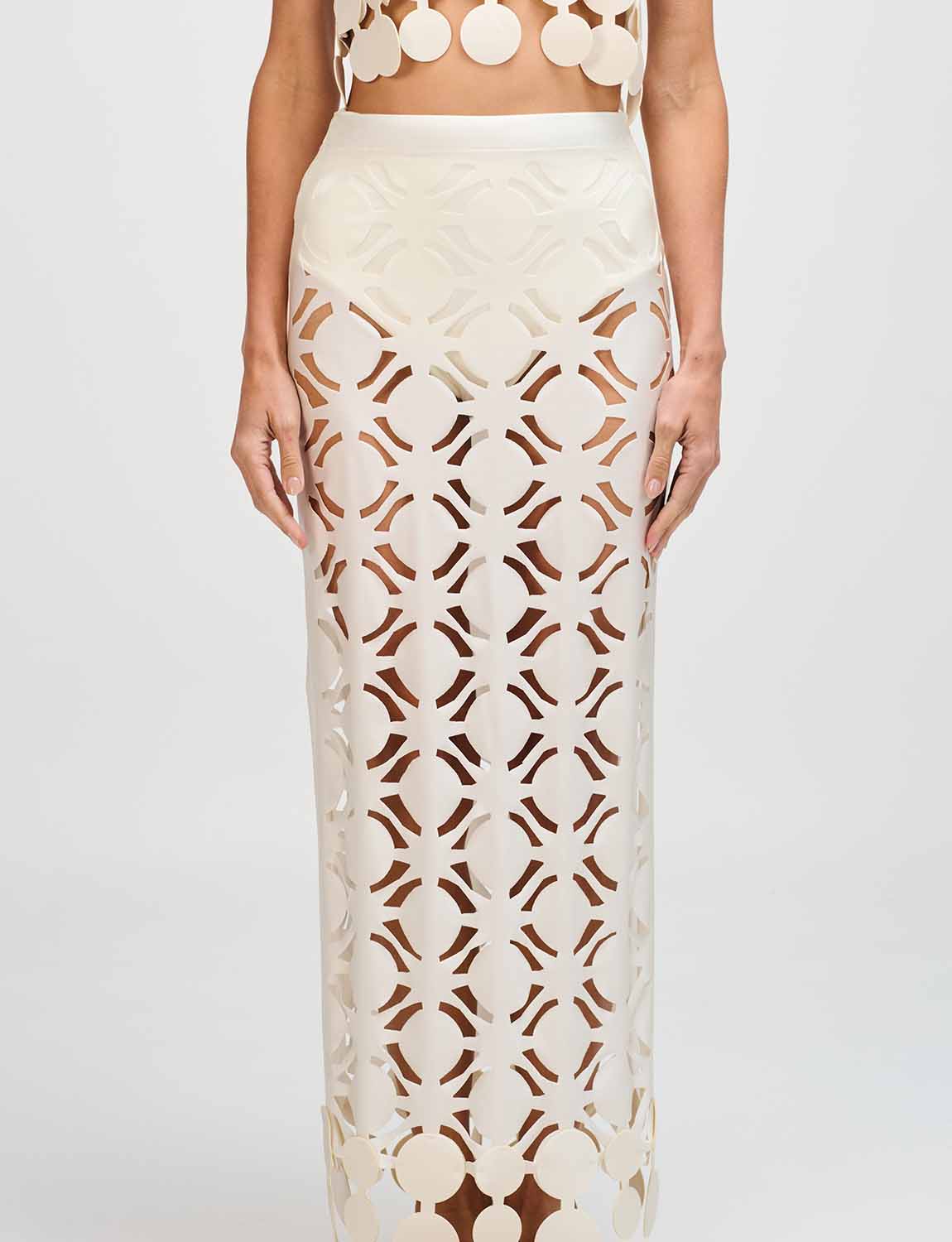 Bora Skirt Ivory - Image 6