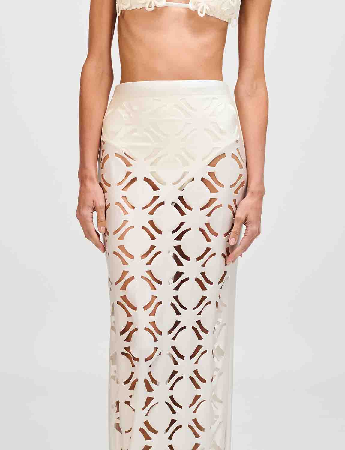 Bora Skirt Ivory - Image 8