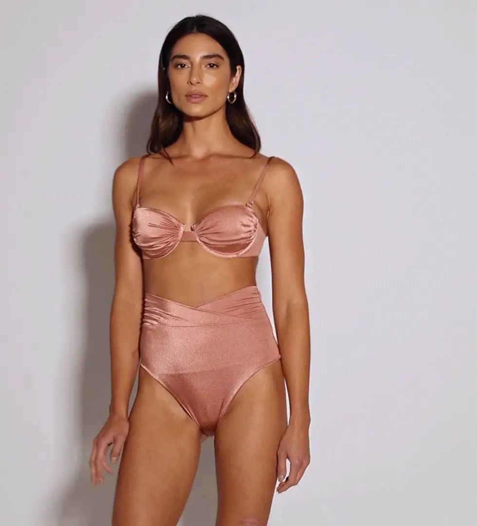 Bottom My Polished Balconette Coral Pink - Image 5