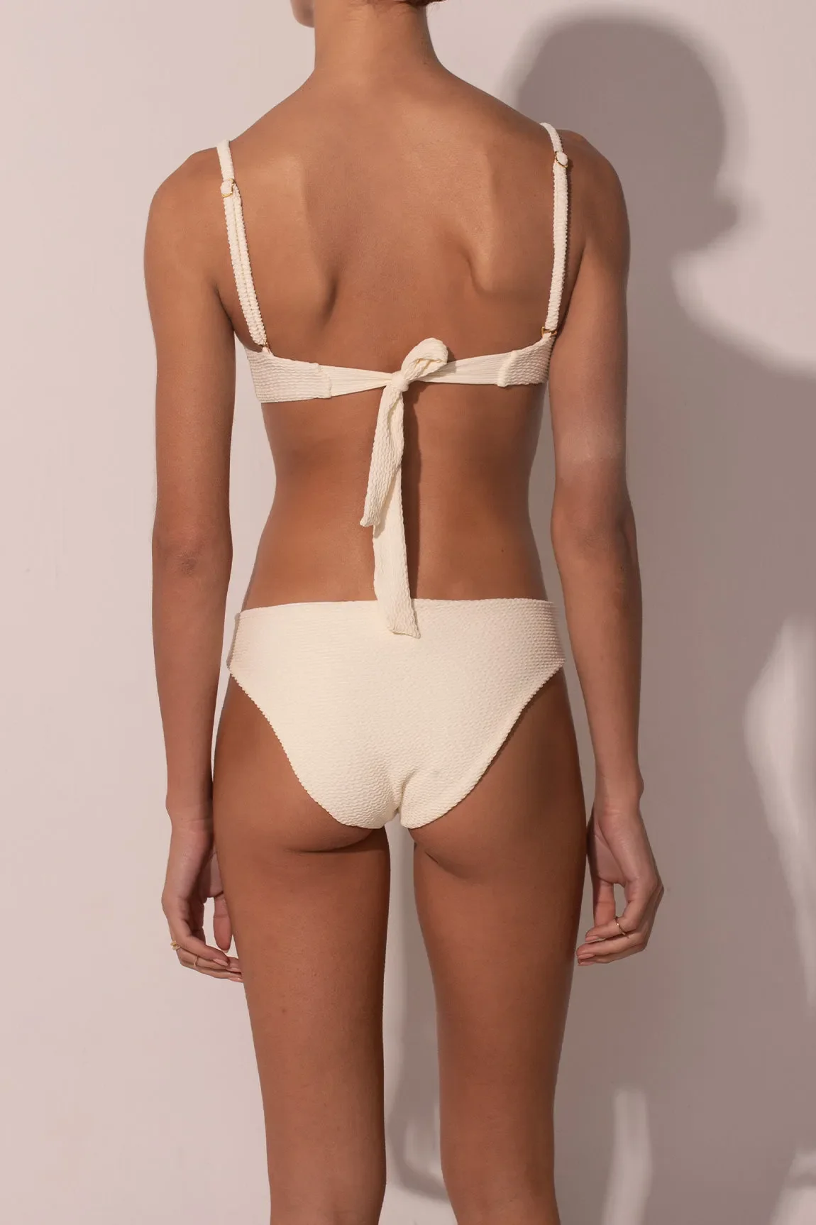 Bottom The Balconette Scrunchie Ivory - Image 3