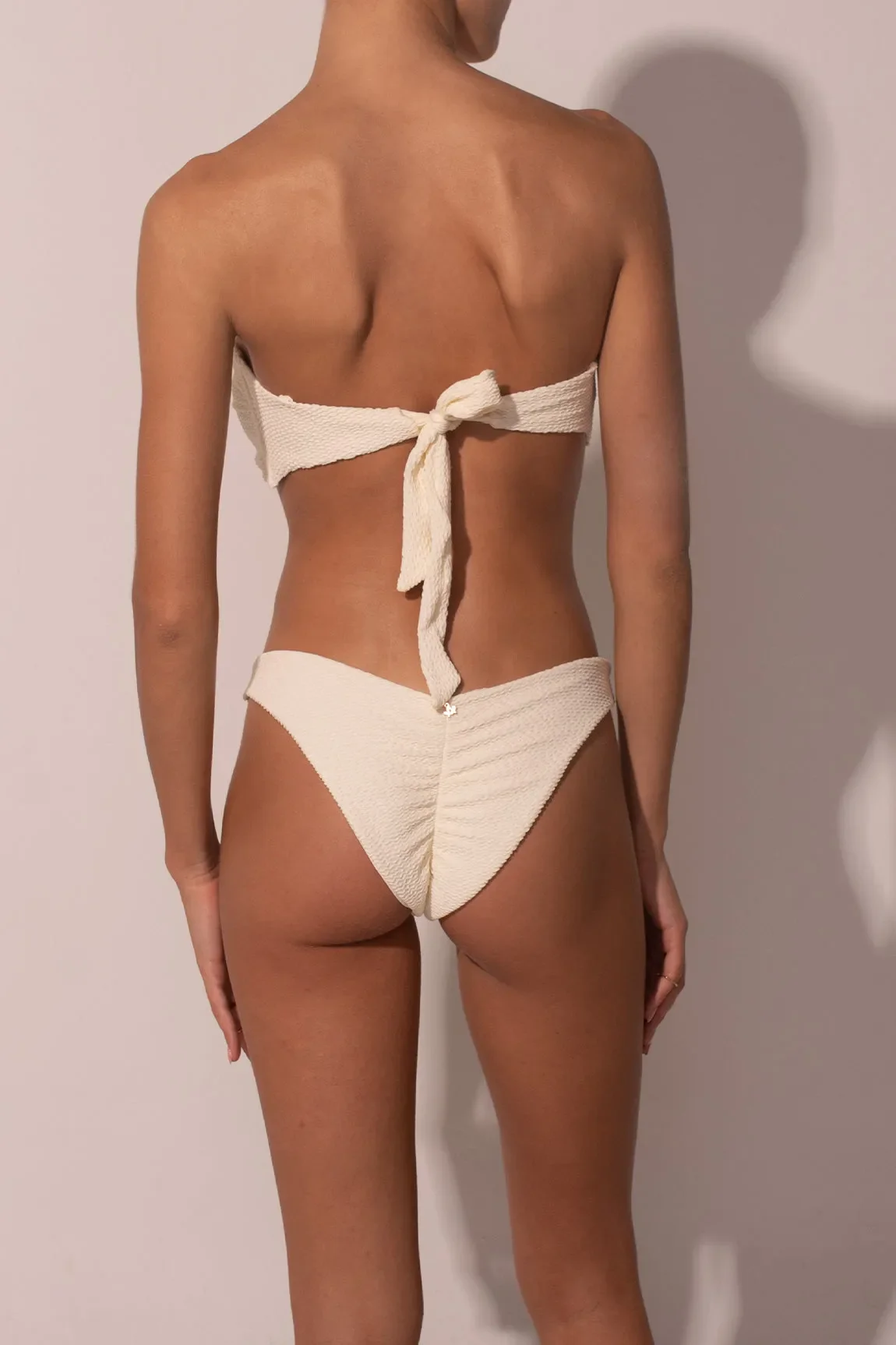 Bottom The Nudo Scrunchie Ivory - Image 3