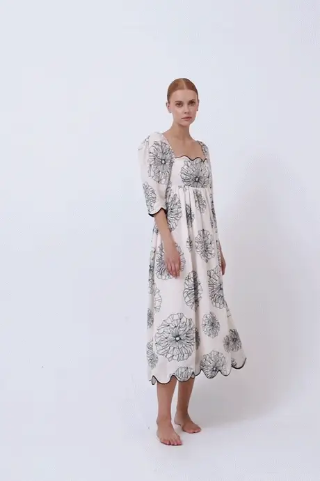 Midnight Garden Dress - Image 4