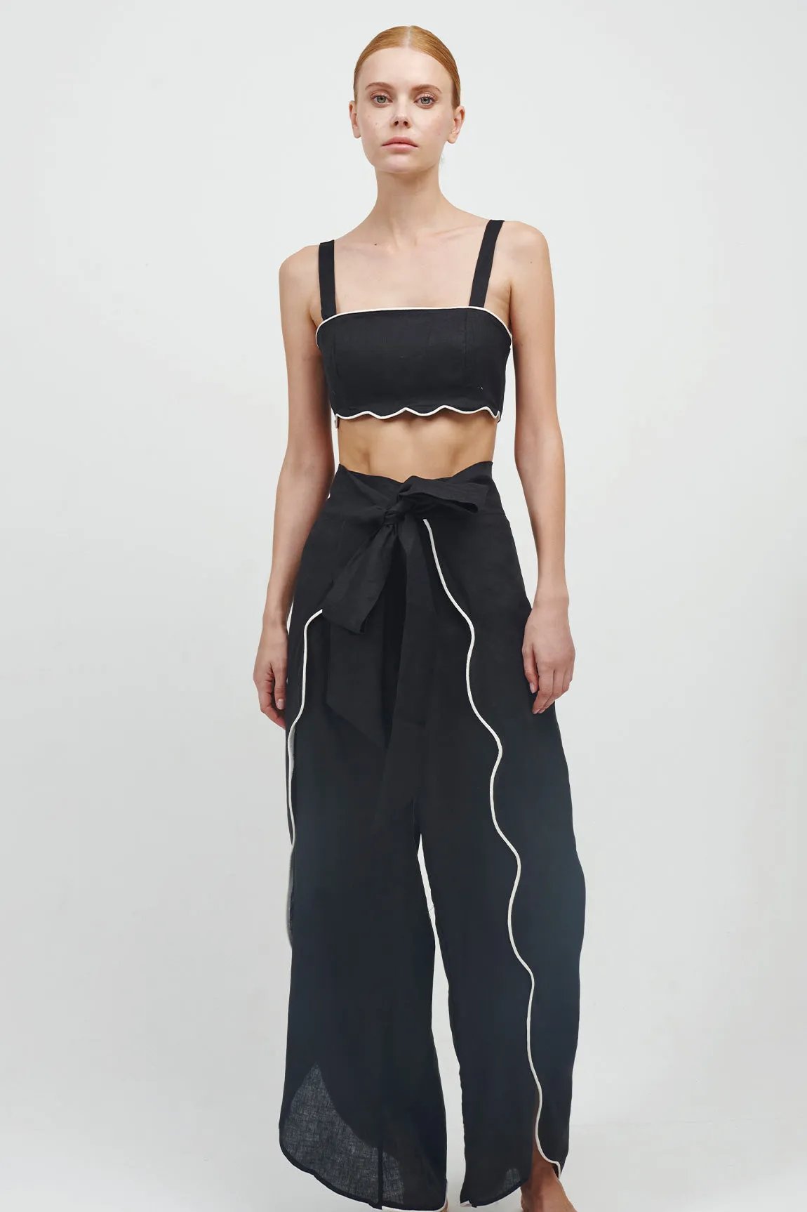 Moonflower Wavy Crop Top - Image 2