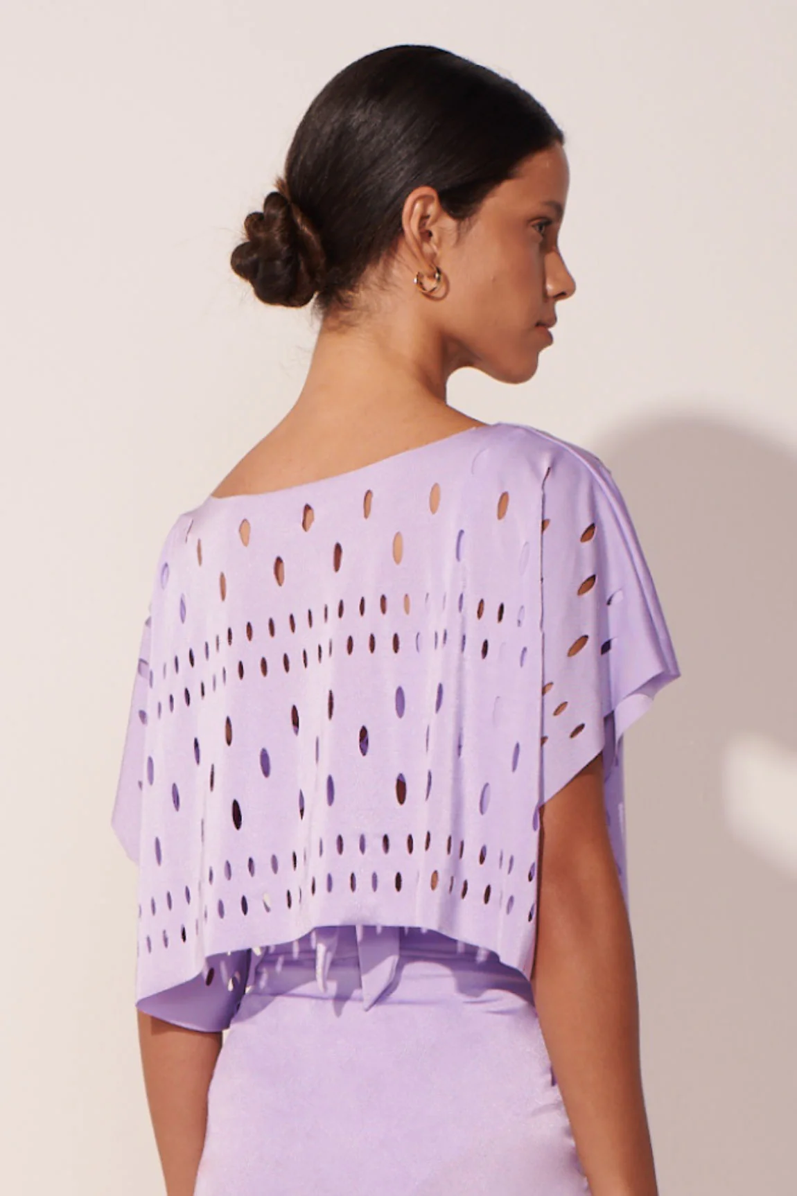 The Lilac Haute Mesh Blouse Set - Image 3