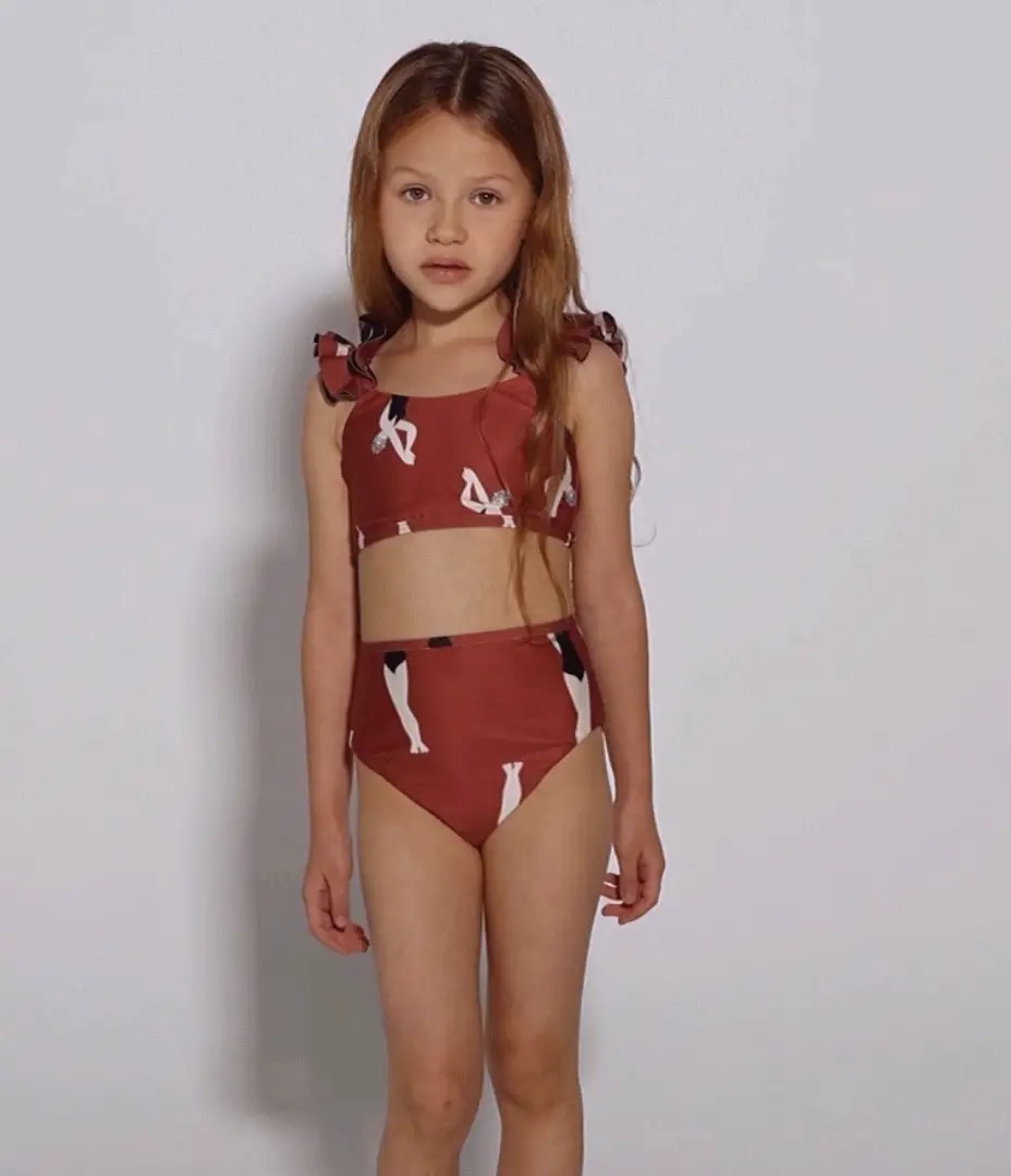 The Mini Lady Ruffle Bikini - Image 3